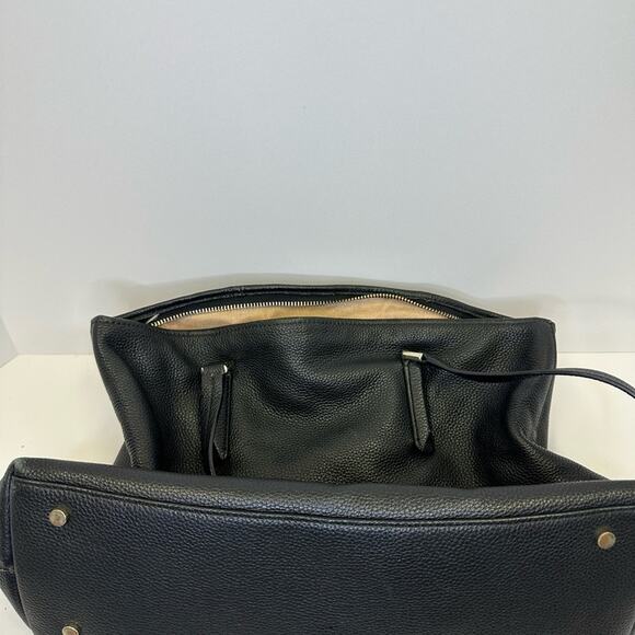Kate Spade New York Black Leather Tote Bag - Picture 10 of 16
